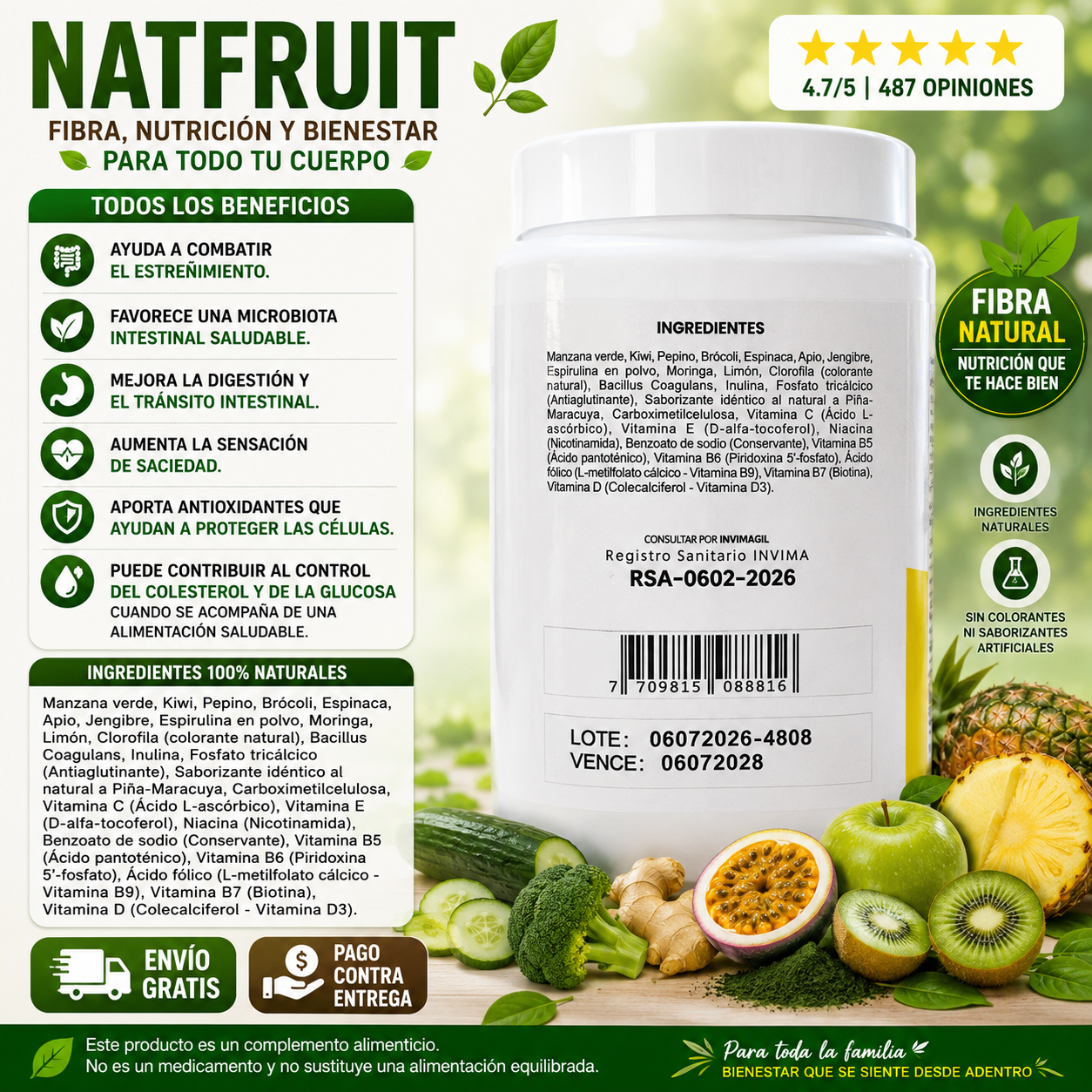NATFRUIT AYUDA PARA EL ESTREÑIMIENTO