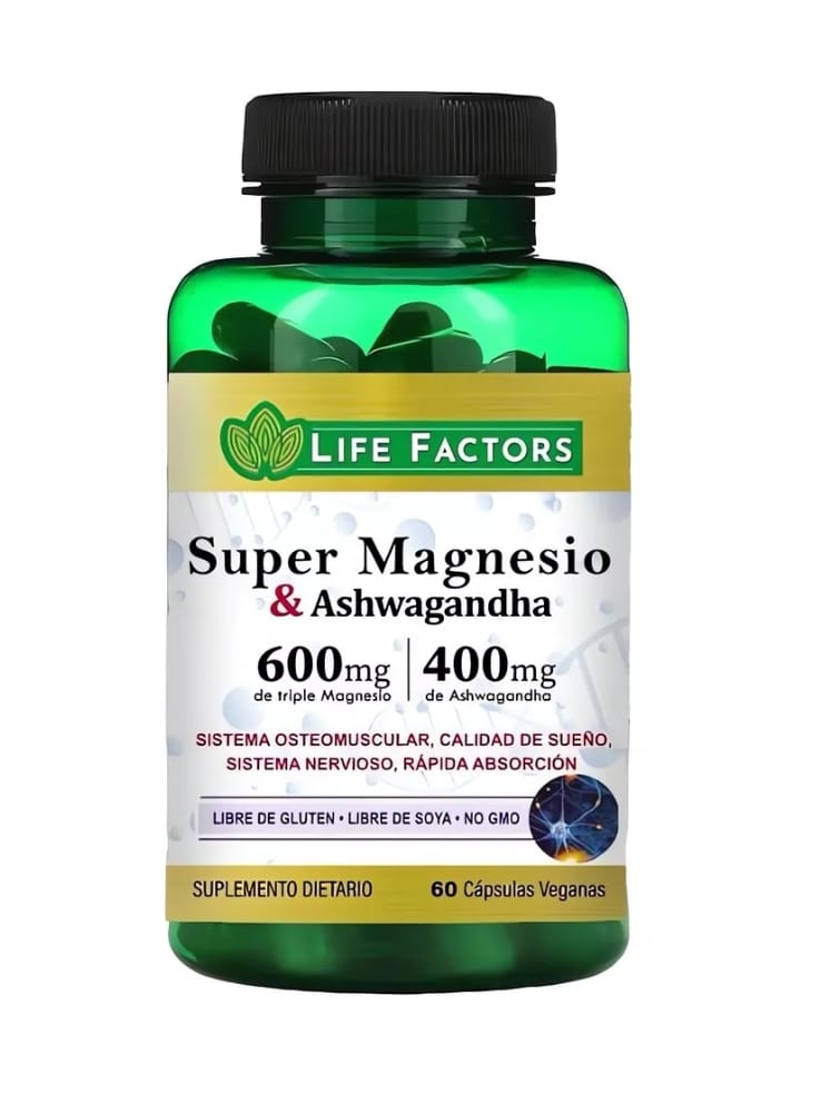 SUPER MAGNESIO  y ashwagandha