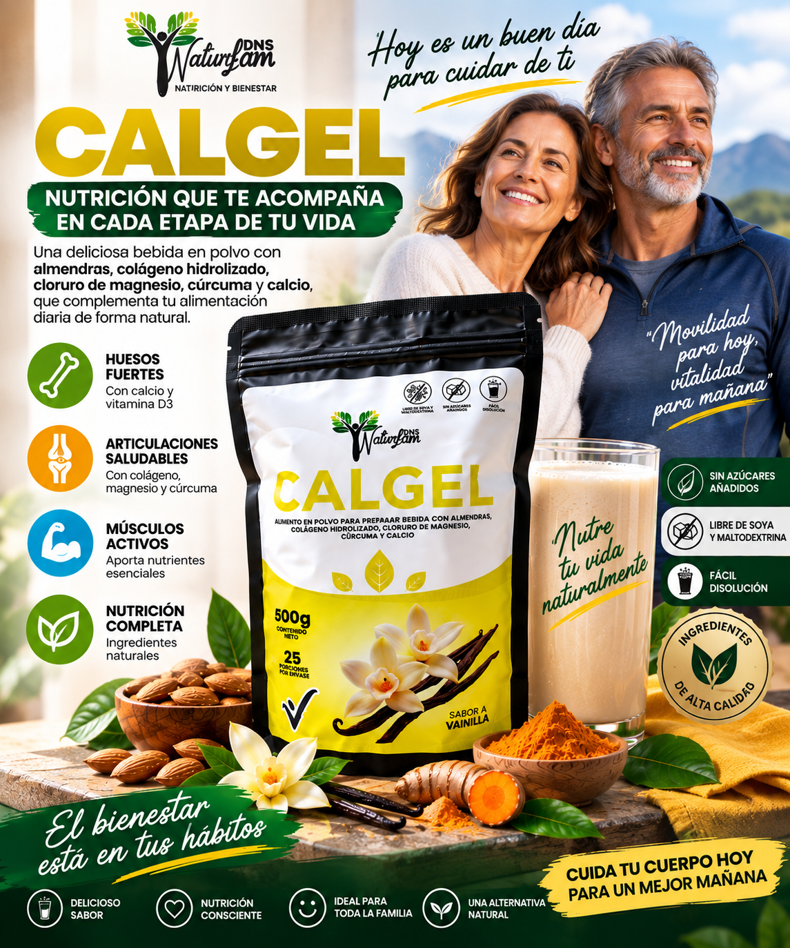 CALGEL-¿DOLOR O MOLESTIA EN TUS ARTICULACIONES? DALE A TU ESTRUCTURA EL CUIDADO QUE NECESITA.