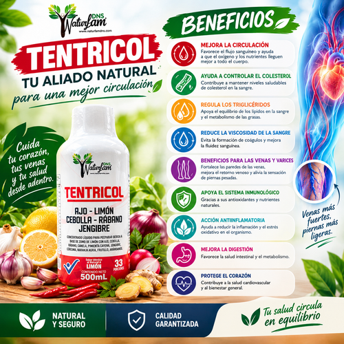 TENTRICOL  Tu aliado natural para una mejor circulación ❤️PAGA AL RECIBIR EL PRODUCTO