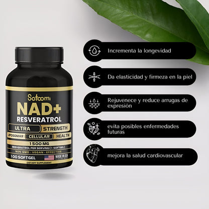 NAD RESVERATROL X 100 SOFTGELS