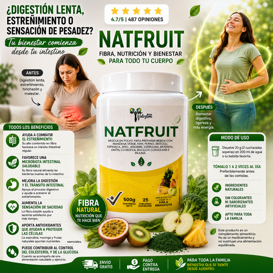 NATFRUIT AYUDA PARA EL ESTREÑIMIENTO