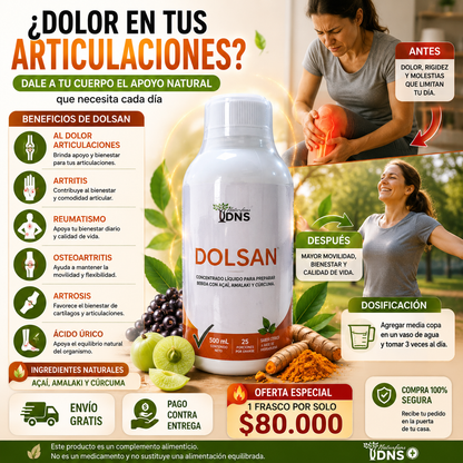 DOLSAN DOLOR EN ARTICULACIONES