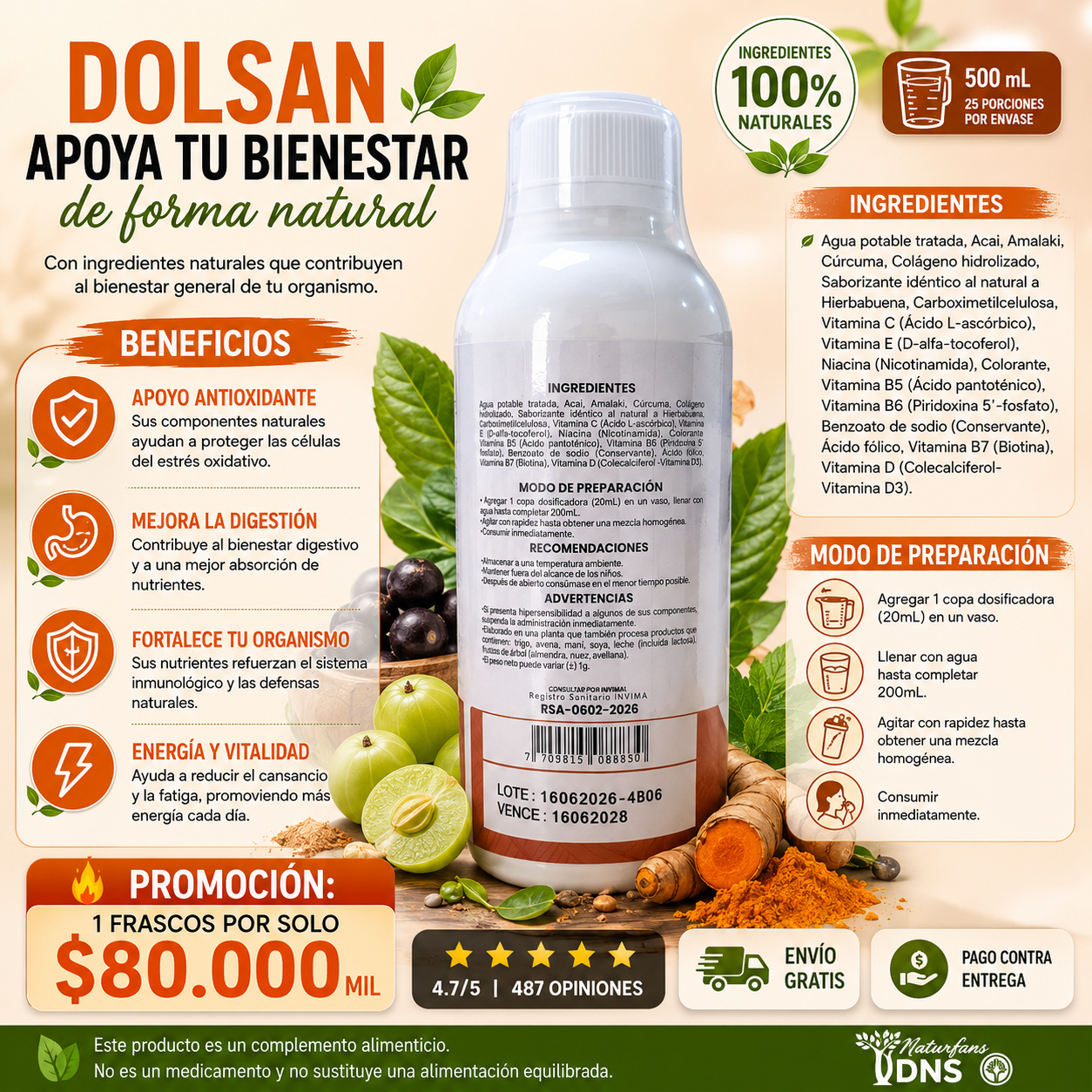 DOLSAN DOLOR EN ARTICULACIONES