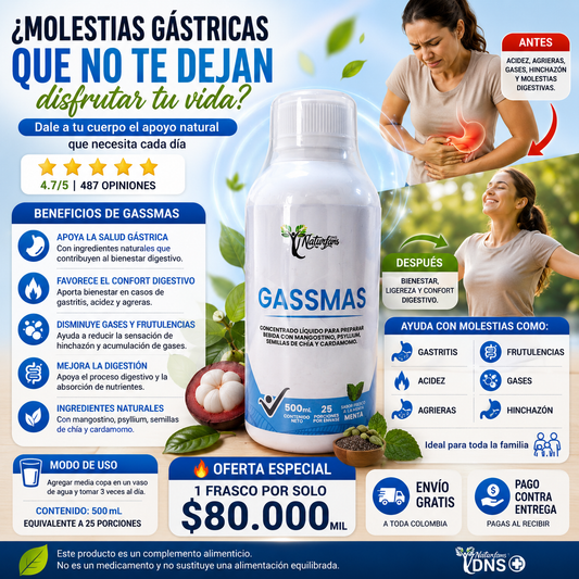 GASSMAS APOYA A LA SALUD GASTRICA