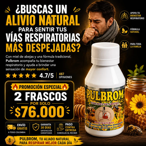 PULBROM-PROBLEMAS RESPIRATORIOS 🧜‍♀️PAGA CUANDO RECIBAS EL PRODUCTO  EN CASA 🏡
