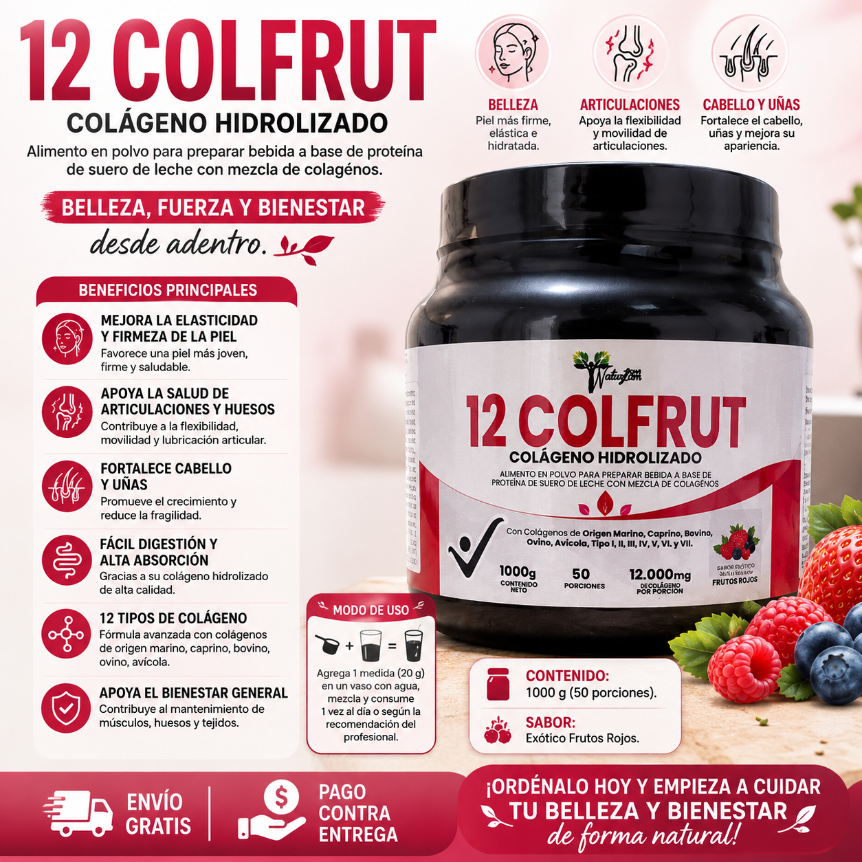 12 COLFRUT COLÁGENOS HIDROLIZADO